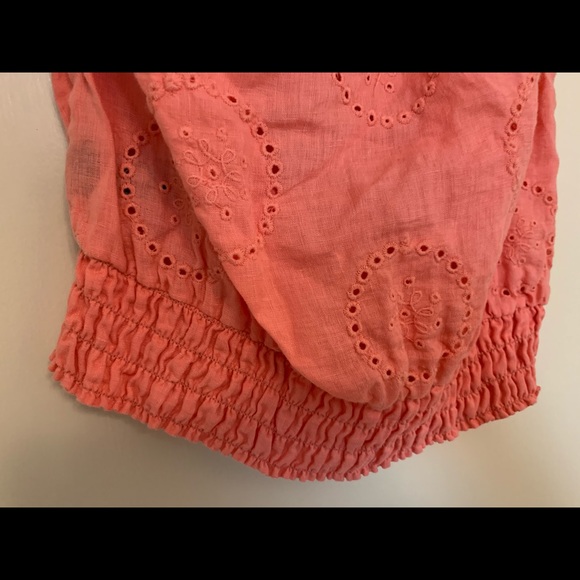 Express Coral One Shoulder Top - Picture 3 of 4